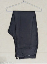 Black & White Cotton Blend Women's Trousers Pant Combo, easy fit elastic-drawstring waistband